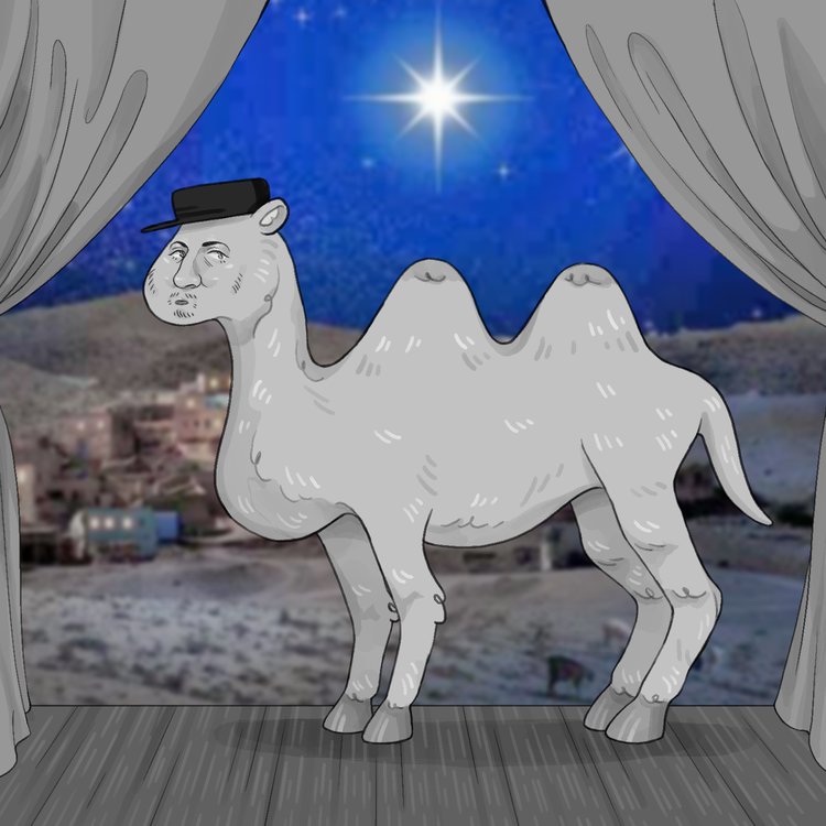 1073: I was in Bethlehem once. As a child. On Christmas. It was a play. I was the camel.